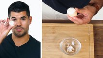 50 People Try to Peel a Hardboiled Egg