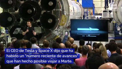 Elon Musk: 'hay un 70% de probabilidades de que me mudaré a Marte'
