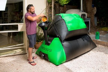 Esta máquina convierte tu basura orgánica en gas para cocinar y fertilizante