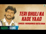 Teri Bhuli Na Yaad | Mohammed Buta Khan | Official Full Audio Song | Hit Punjabi Songs | Finetone