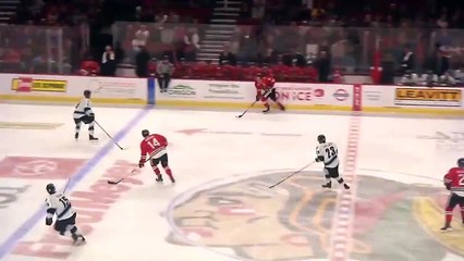 Cody Glass undresses the defender to set up Blichfeld