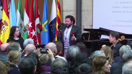 Políticos acuden al homenaje a la Constitución en Madrid