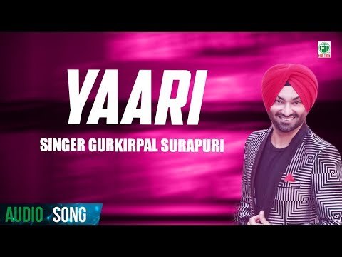 Yaari Lake | Gurkirpal Surapuri | Full Audio Song | Latest Punjabi Songs 2018 | Finetone