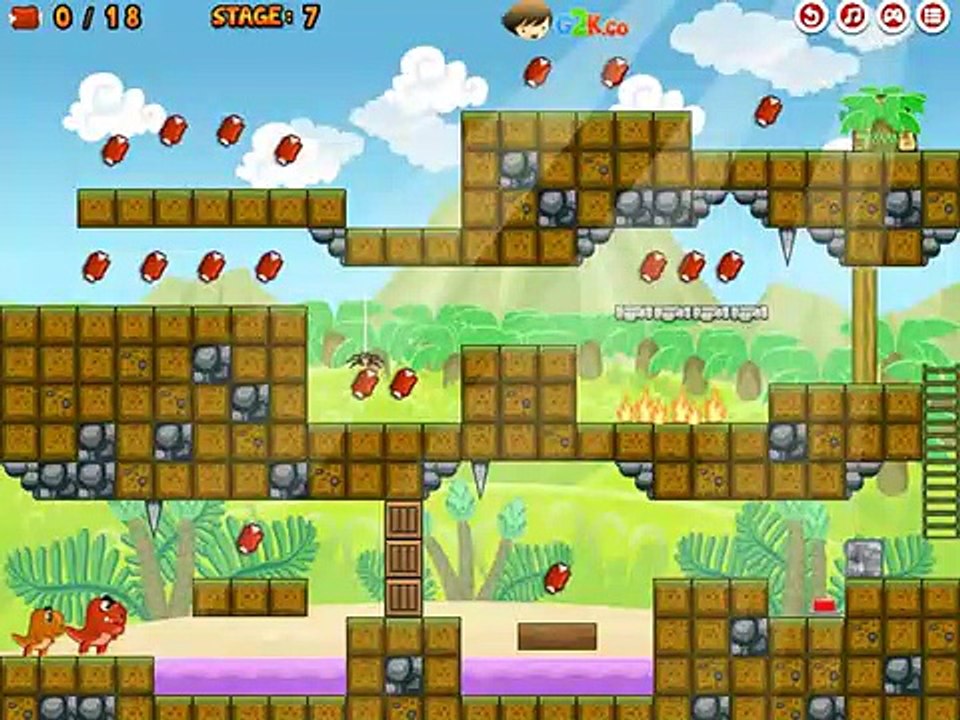 Dino Meat Hunt Remastered (Two Player Game)