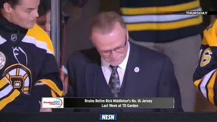 Bruins Pregame Shootout: Rick Middleton Gets Number Retired To TD Garden Rafters