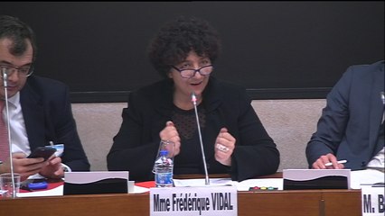 Audition de Frédérique Vidal, ministre de l'enseignement supérieur, sur Parcoursup