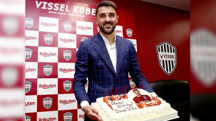 David Villa celebra sus 37 años en un nuevo equipo japonés