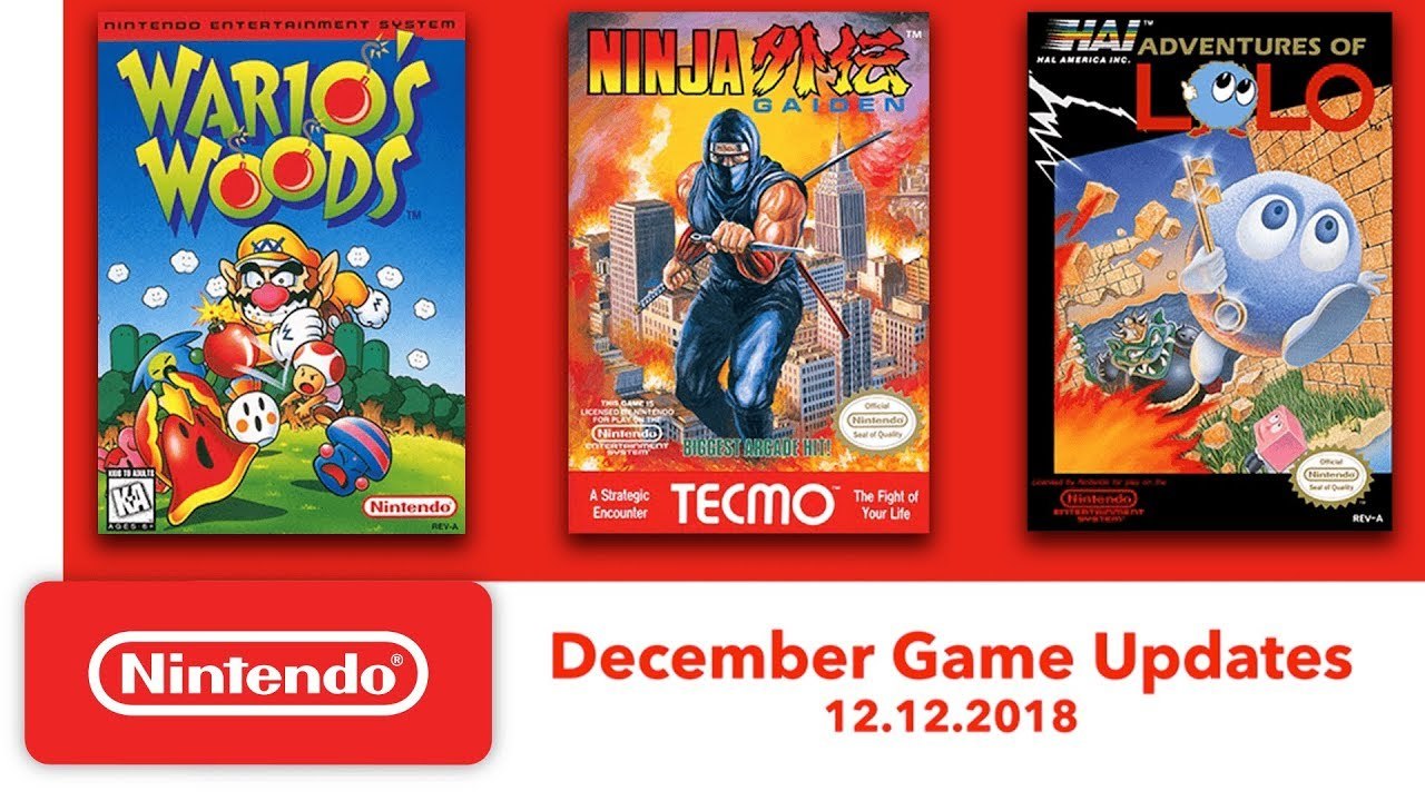 Nintendo Switch Online - Les jeux de décembre 2018 sur NES