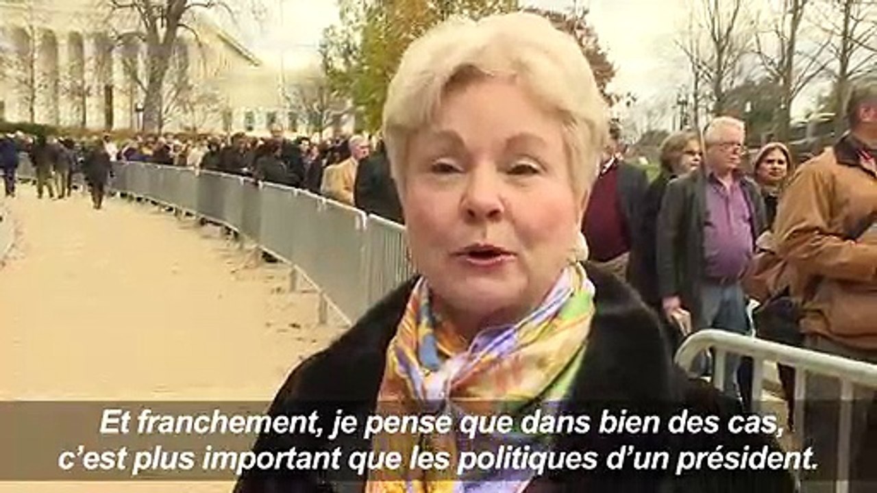 Des Américains rendent un dernier hommage à George Bush