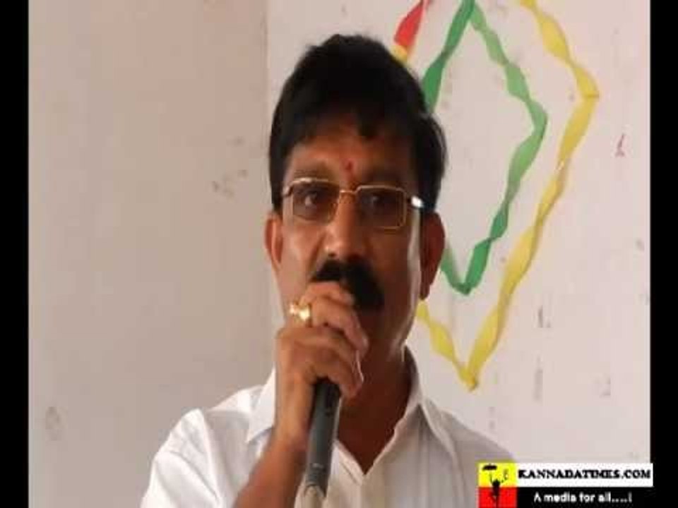 NINAADA PRESIDENT B.R MADHUSUDHAN TALKS IN THE INAUGURATION OF KANNADA TIMES AV ZONE