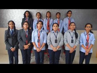 ALPINE PUBLIC SCHOOL STUDENTS SINGING SANSKRIT DAY SONG 2017-18
