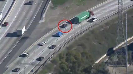 美 연쇄 강도, LA 인근서 30분 간 광란의 추격전 / YTN