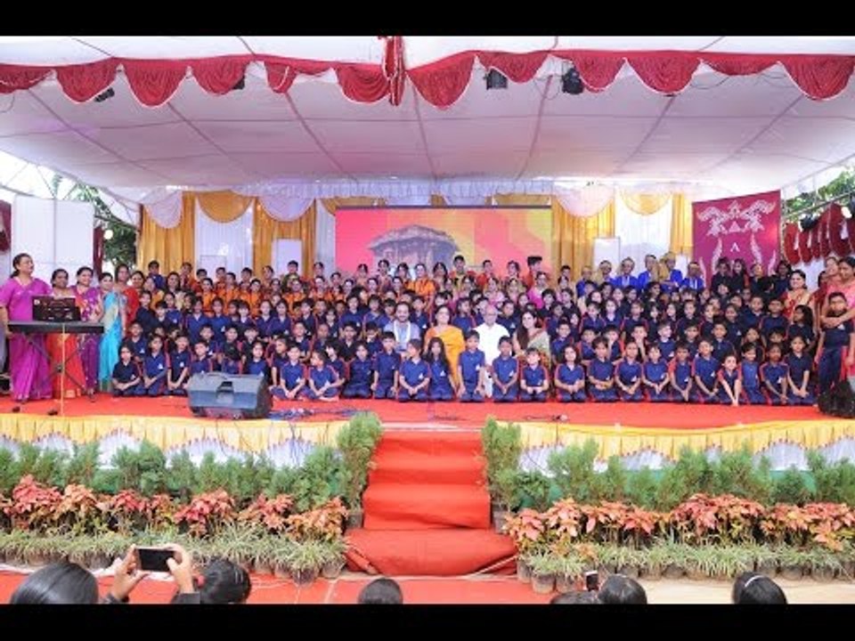 An Apt Answer to the Kaveri Water Issue by 160 Students of Alpine Public School !