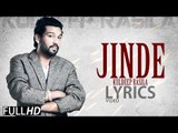 Jinde | Kuldeep Rasila | Lyrical Video | New Punjabi Songs 2014 | Latest Punjabi Songs 2014