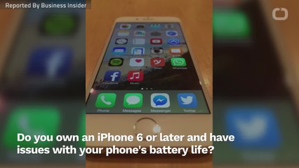 Now Is The Time To Get Your Battery Replaced If You Own An iPhone 6 Or Later.
