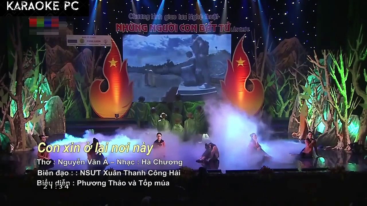 Karaoke Con Xin Ở Lại Nơi Này - Phương Thảo
