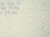 Homescapes Geometric Printed Rug Riga 100 Cotton Teal  White Rug 120 x 170 cm