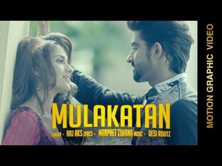 New Punjabi Songs 2015 | MULAKATAN | RAJ AKS feat. Ruhani Sharma | MOTION GRAPHIC VIDEO