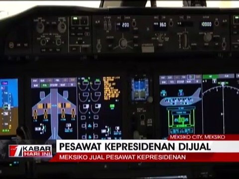 Penuhi Janji Kampanye, Pesawat Kepresidenan Meksiko Dijual