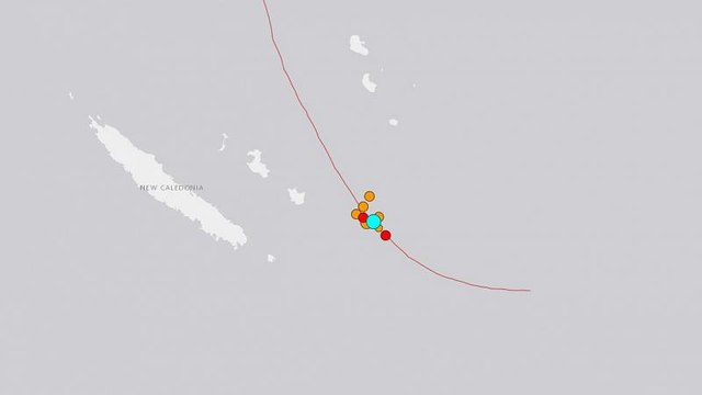 Землетрясение в Новой Каледонии