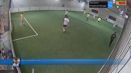 But de sebastien  (3-11) - Team farmer  Vs Pompiers de Chauvigny  - 04/12/18 21:00 - Ligue A