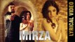 MIRZA (Lyrical Video) || BIK MALHI feat. SUKH JOSAN || ANUSHA SAREEN || New Punjabi Songs 2016