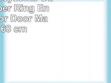 5 X JVL Honeycomb Outdoor Rubber Ring Entrance Floor Door Mat 40 x 60 cm