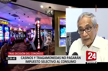 Download Video: Comisión de Constitución aprueba derogar Impuesto Selectivo al Consumo a casinos y tragamonedas