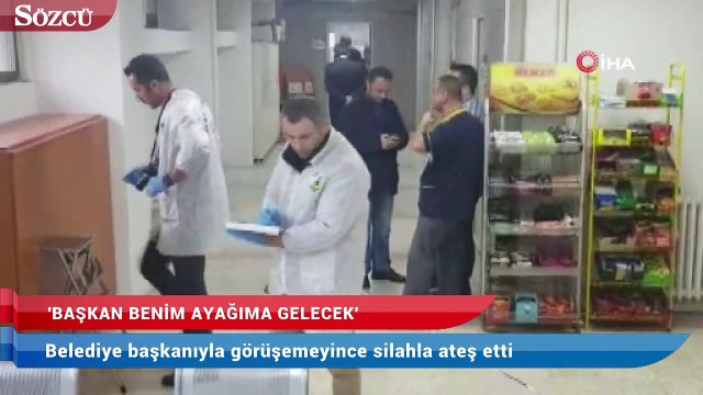 Belediye binasında silah sesleri! ‘Başkan benim ayağıma gelecek’