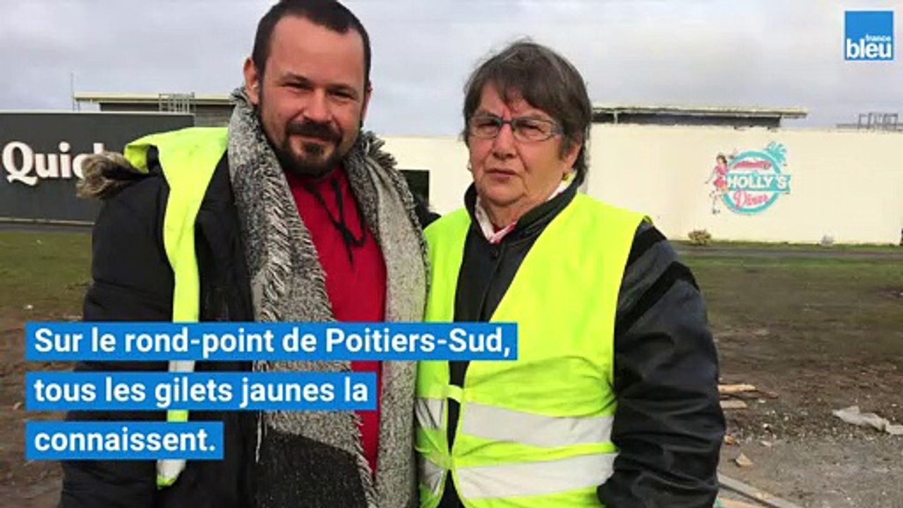 Marie-Françoise, la "Mamie péage" des gilets jaunes de Poitiers-Sud