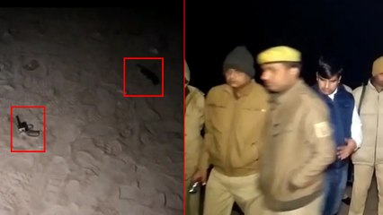 VIDEO: यूपी पुलिस और अपराधियों के बीच मुठभेड़ का वीडियो, देखिए क्या हुआ ON SPOT