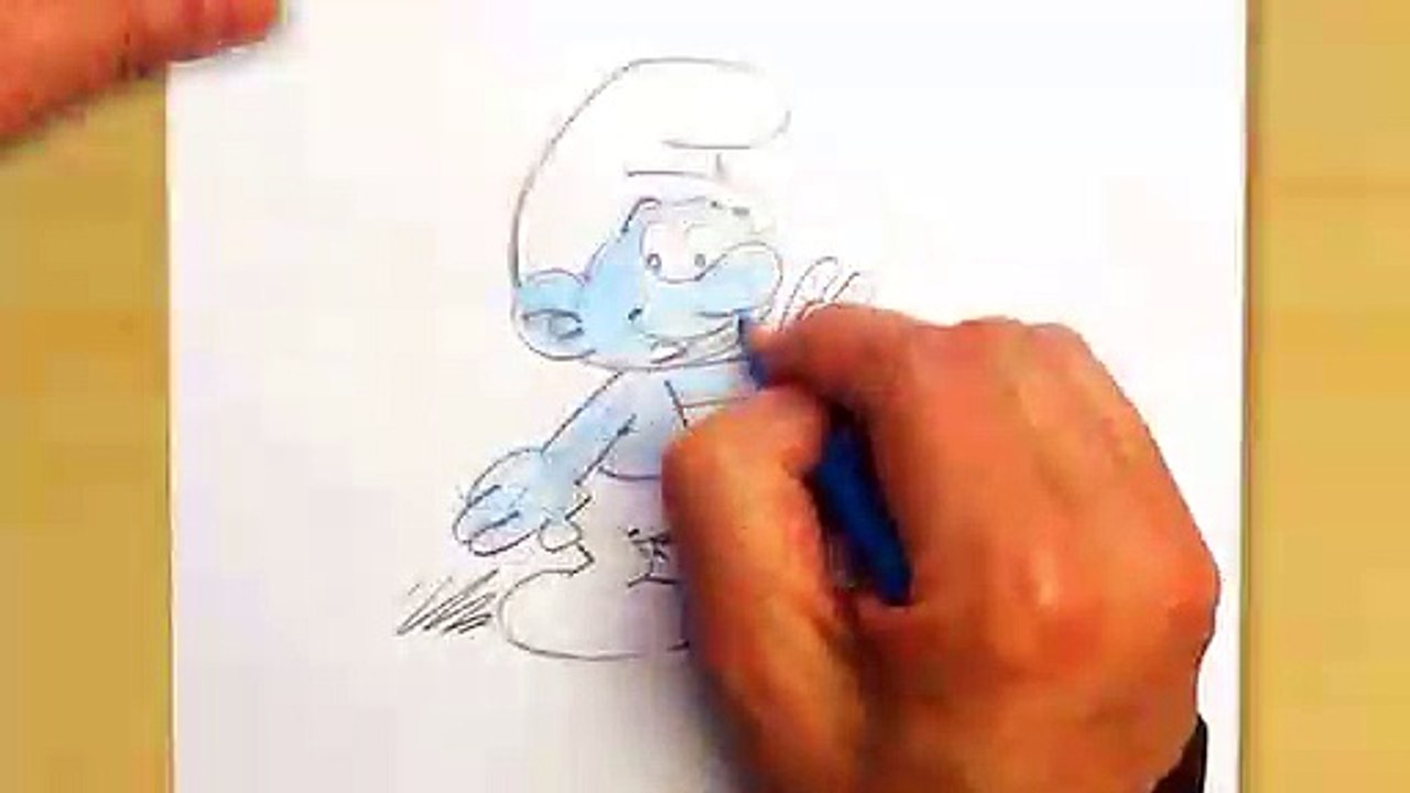 كيفية رسم سُنفُرّة صفصافة • السنافر