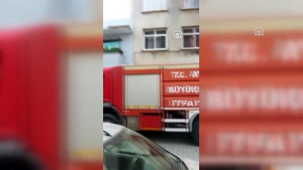 Aydın'da apartman dairesinde yangın