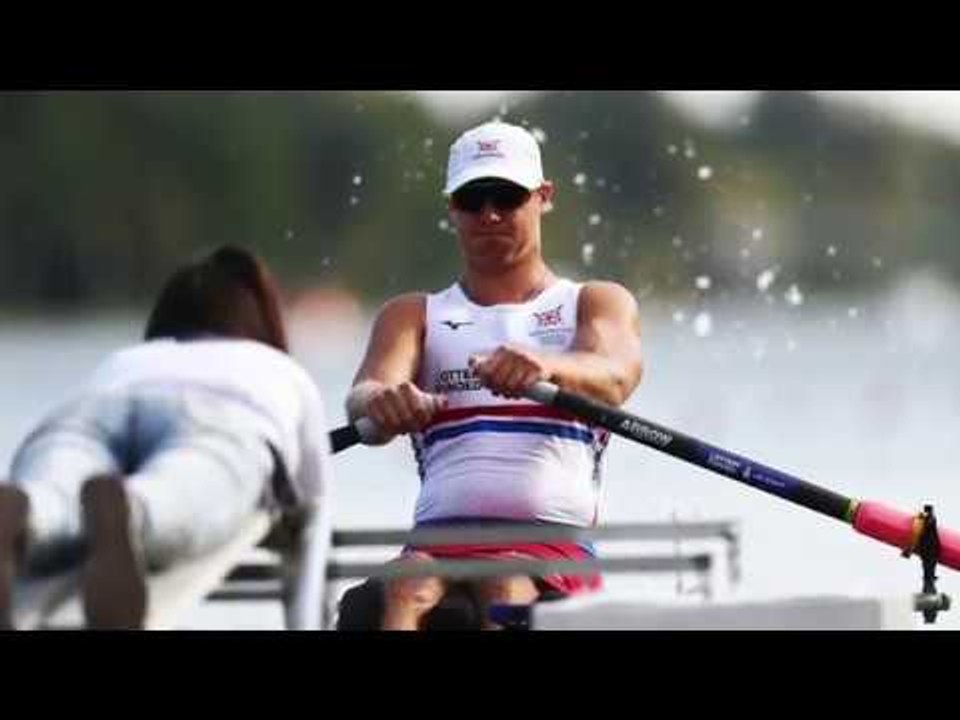 Laurence Whiteley is relieved to be able to race the PR2 single sculls at the World Championships