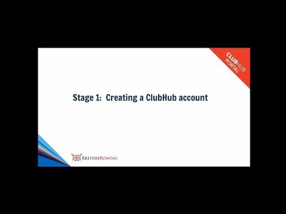 British Rowing ClubHub Portal - Stage 1