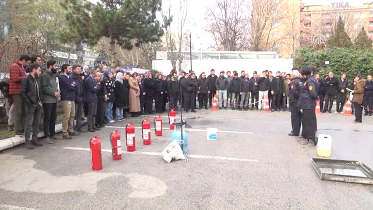 Aa'da Yangın Eğitimi ve Tatbikatı