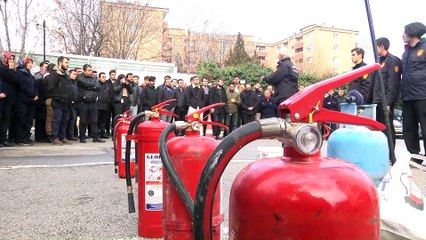 AA'da yangın eğitimi ve tatbikatı - ANKARA