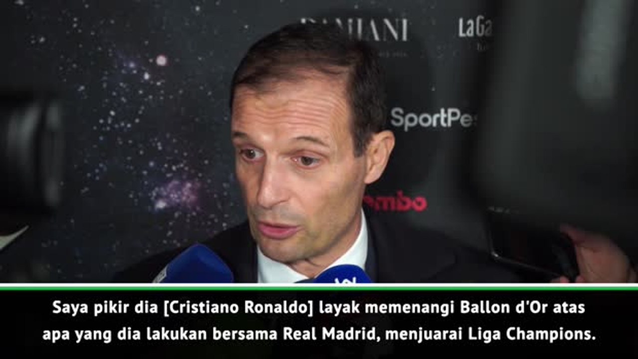 Ronaldo Harusnya Layak Menangi Ballon d'Or - Allegri