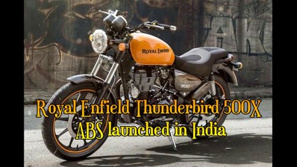 Royal Enfield Thunderbird  500X ABS Launched in India