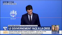 En conseil des ministres, Emmanuel Macron 