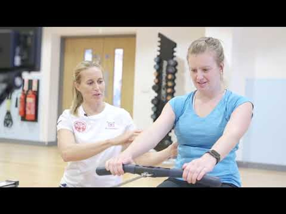 Indoor rowing technique tips from Helen Glover