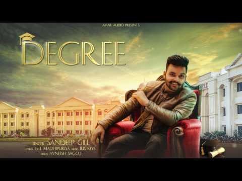 DEGREE (Full Audio Song) | SANDEEP GILL | New Punjabi Songs 2017 | Amar Audio