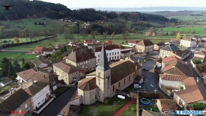Cuinzier, vue du ciel