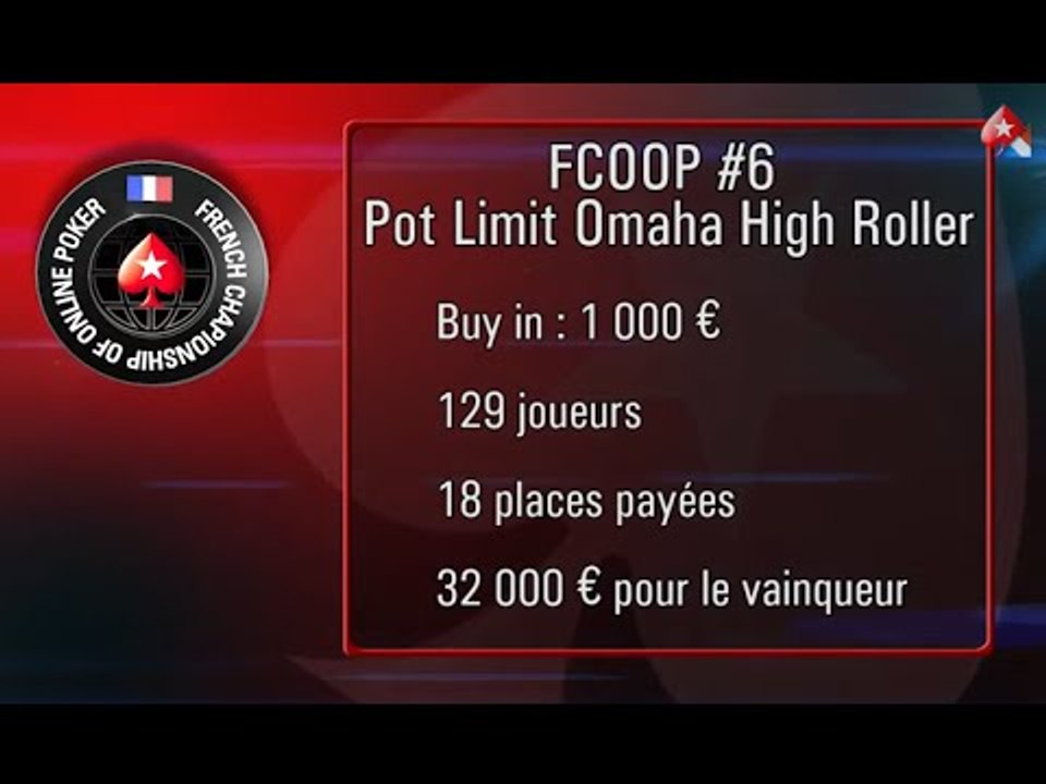 Omaha poker - Table Finale FCOOP - par Gabriel Nassif