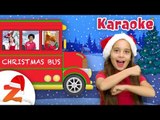 Wheels on the Bus Christmas Edition  Christmas Karaoke Nursery Rhymes for Kids | #ZouzouniaTV