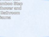 Ishowstore Bath Mat Foldable Bamboo Step Non Slip Shower and Floor Mat Bathroom SPA Sauna