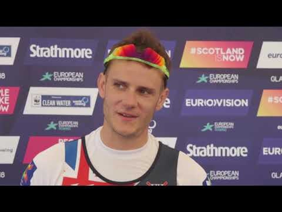 Sam Mottram on winning the men's lightweight single scull European bronze medal