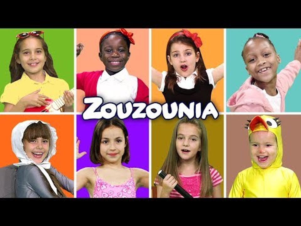 Kids Singing for Kids #6  Νursery Rhymes & Baby Songs by #ZouzouniaTV