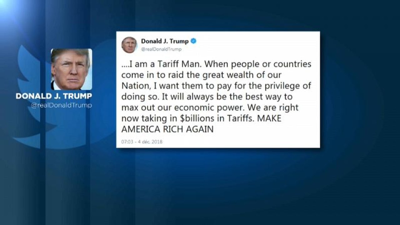 Tarifs douaniers : Trump menaçant avec la Chine