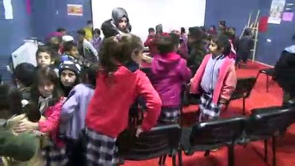 Bulanık'ta çocuklar ilk kez sinema ile buluştu - MUŞ